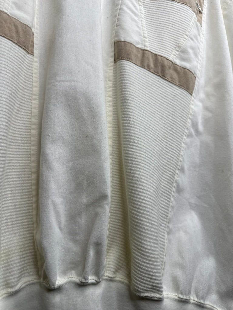 Vintage Oakton Henley "Feu de Dieu" Textured Knit Zip Pockets