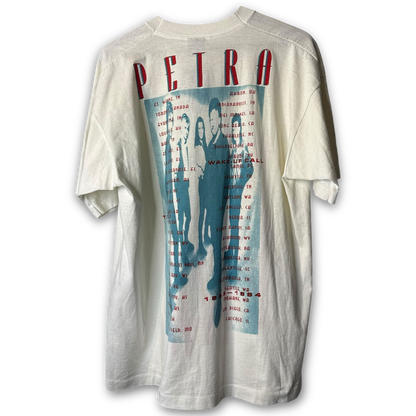 Vintage 1993 Petra "Wake Up Call" World Tour Band T-Shirt XL