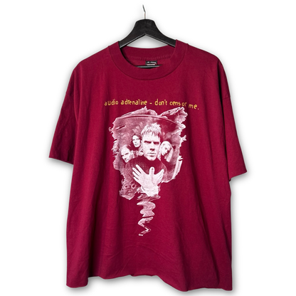 Vintage 1993 Audio Adrenaline "Don't Censor Me" T-Shirt Boxy Fit XL