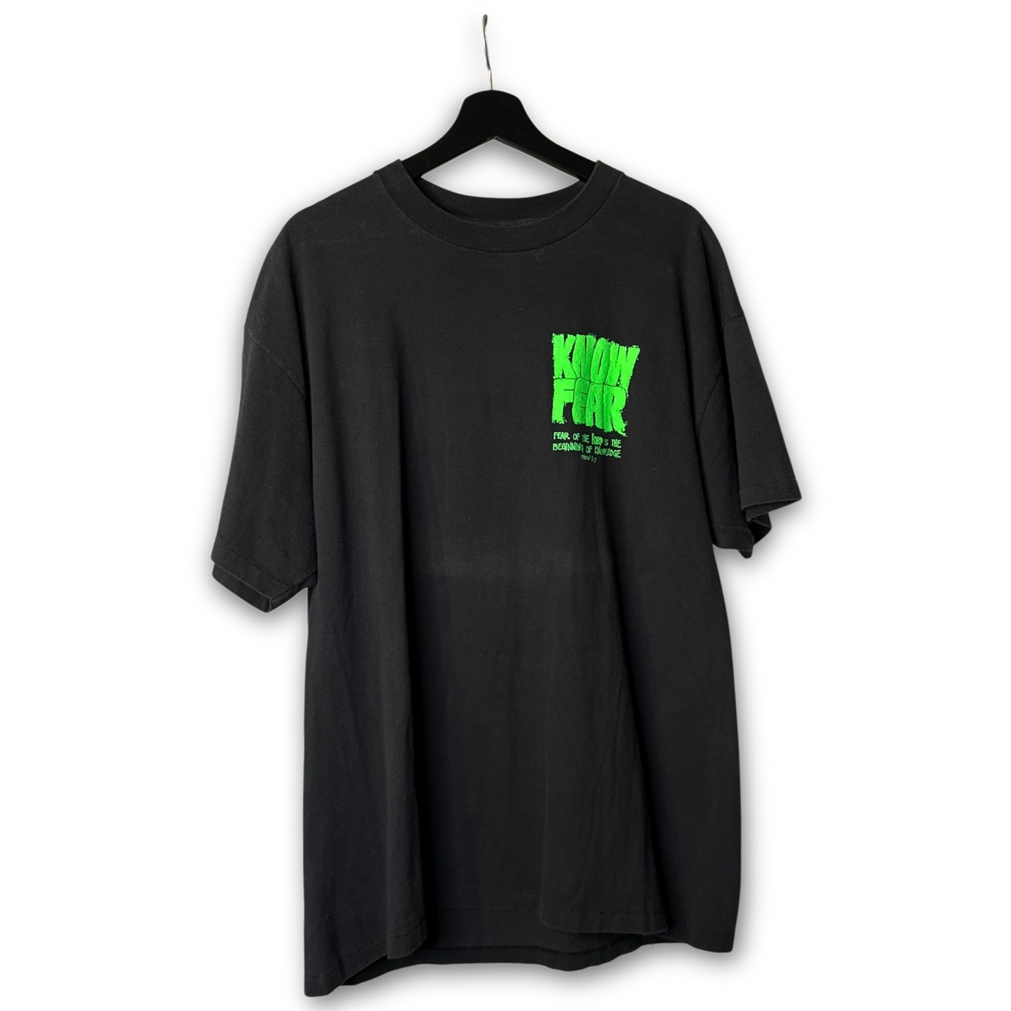 Vintage 1992 Know Fear Jesus T-Shirt XL Living Epistles