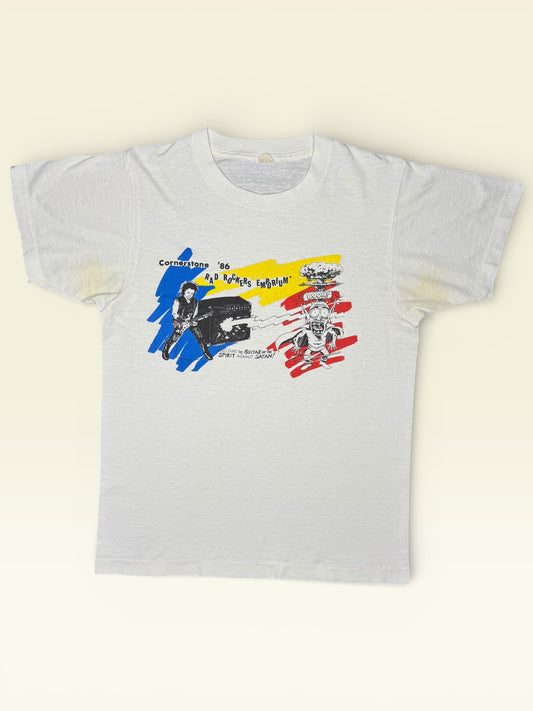 Vintage 1986 Cornerstone Festival T-Shirt S Christian Rock Music Fest 80s