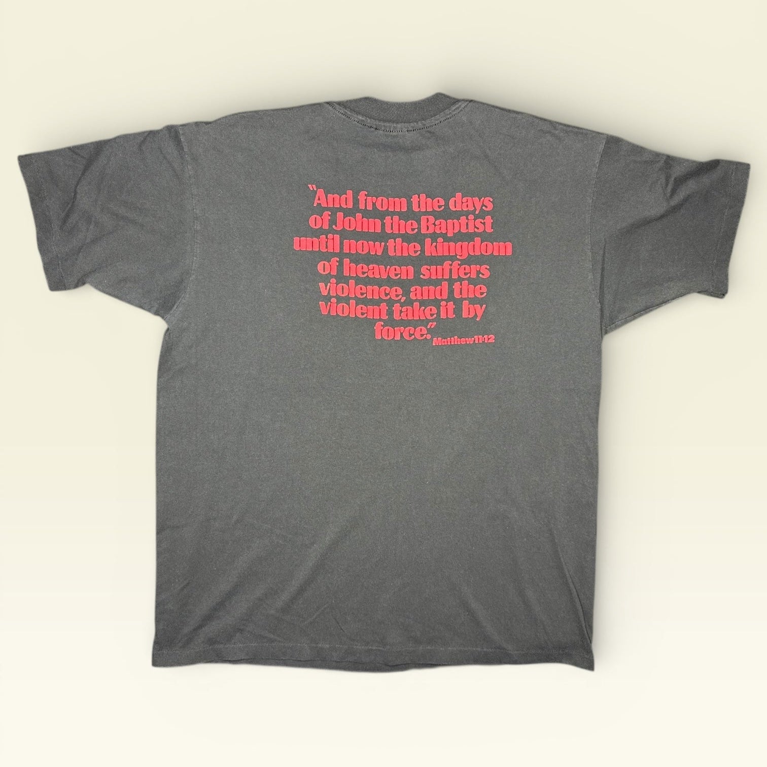 Vintage 1992 Keith Hudson Sons of Thunder T-Shirt XL Katy Perry's Dad Single Stitch