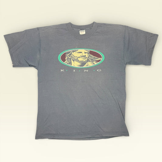 Vintage 1996 Jesus Every Knee Shall Bow T-Shirt XXL Kerusso Typography