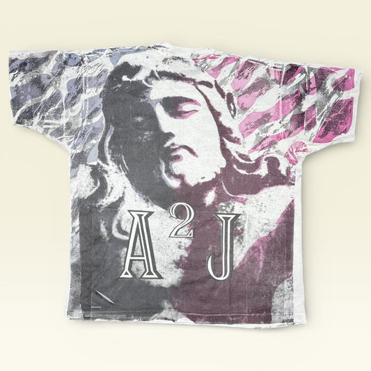 Vintage Carman Addicted to Jesus All Over Print T-Shirt XXL AOP 90s Christian Rap